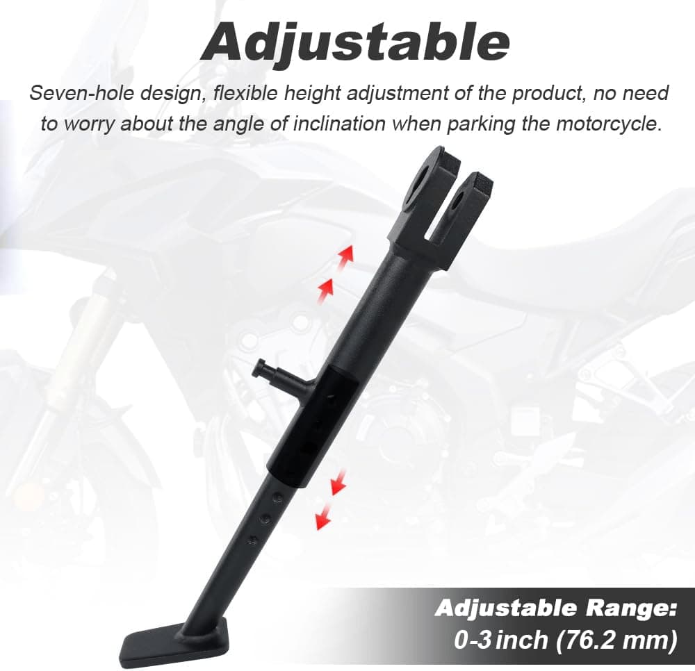 Illustration de l'article "Béquille latérale réglable Honda CB500F (2022-2024) : test et installation" sur Accessoires Moto